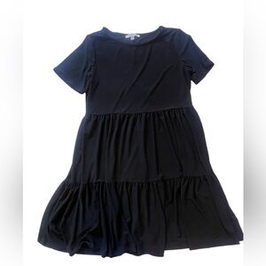 Tash and Sophie tiered mini shirt dress